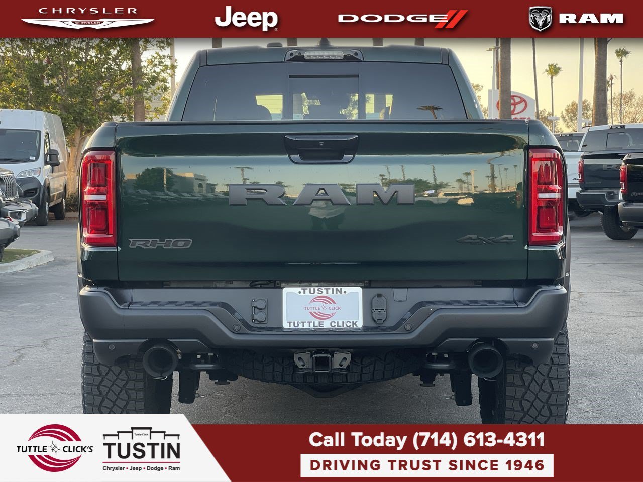 New 2026 Serrano-Green Metallic Exterior Paint RAM RHO image 5