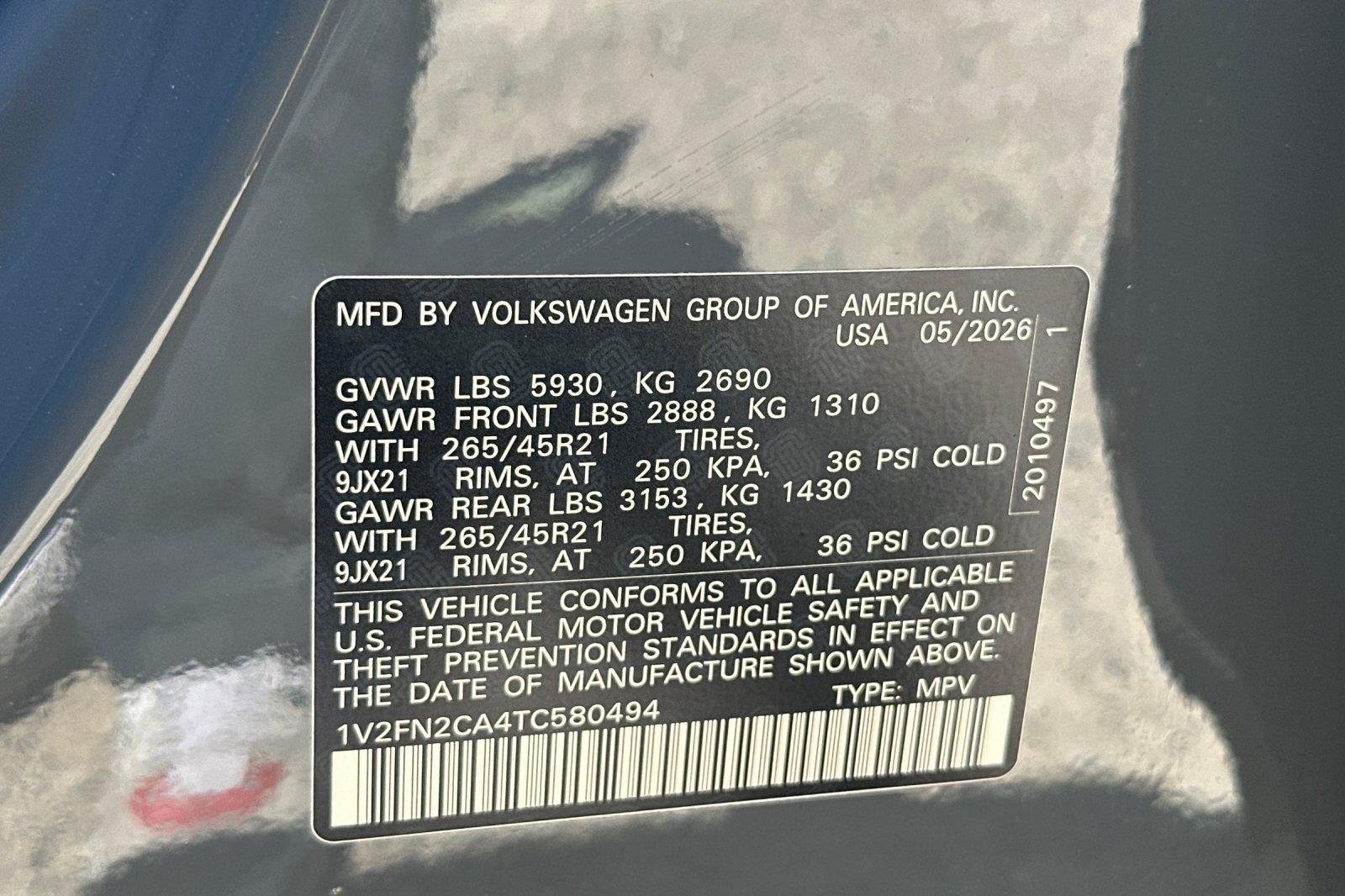 New 2026 Pure Gray Volkswagen 2.0T SEL Premium R-Line image 30