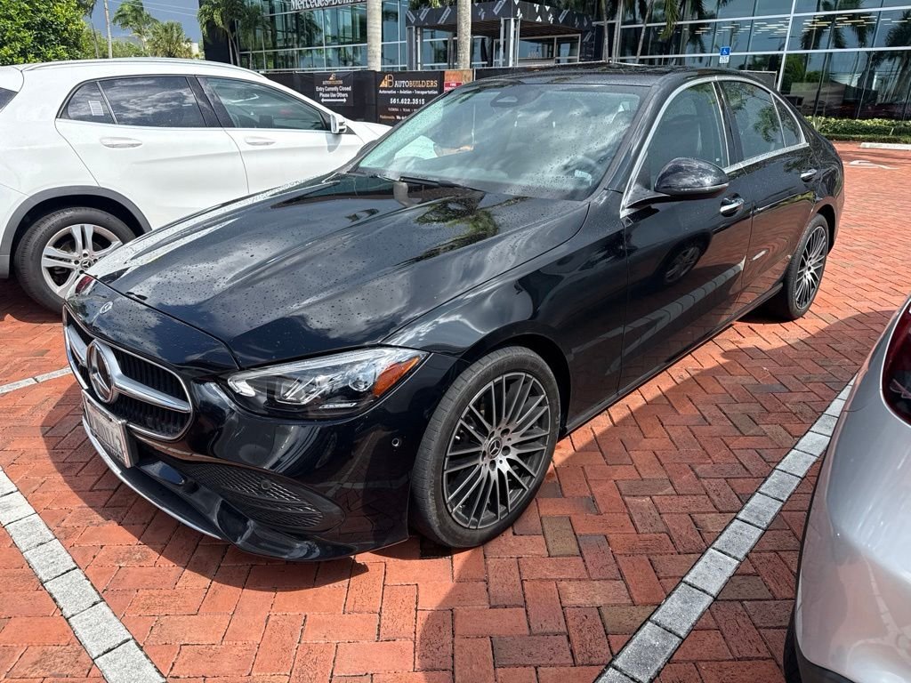 Certified Used 2023 Black Mercedes-Benz C 300 image 2