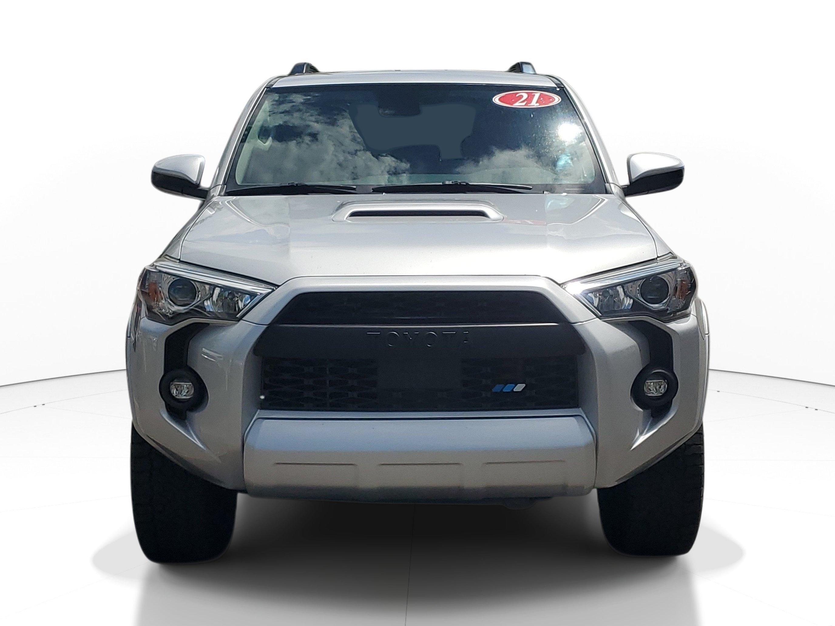 Used 2021 Classic Silver Metallic Toyota TRD Off Road image 2