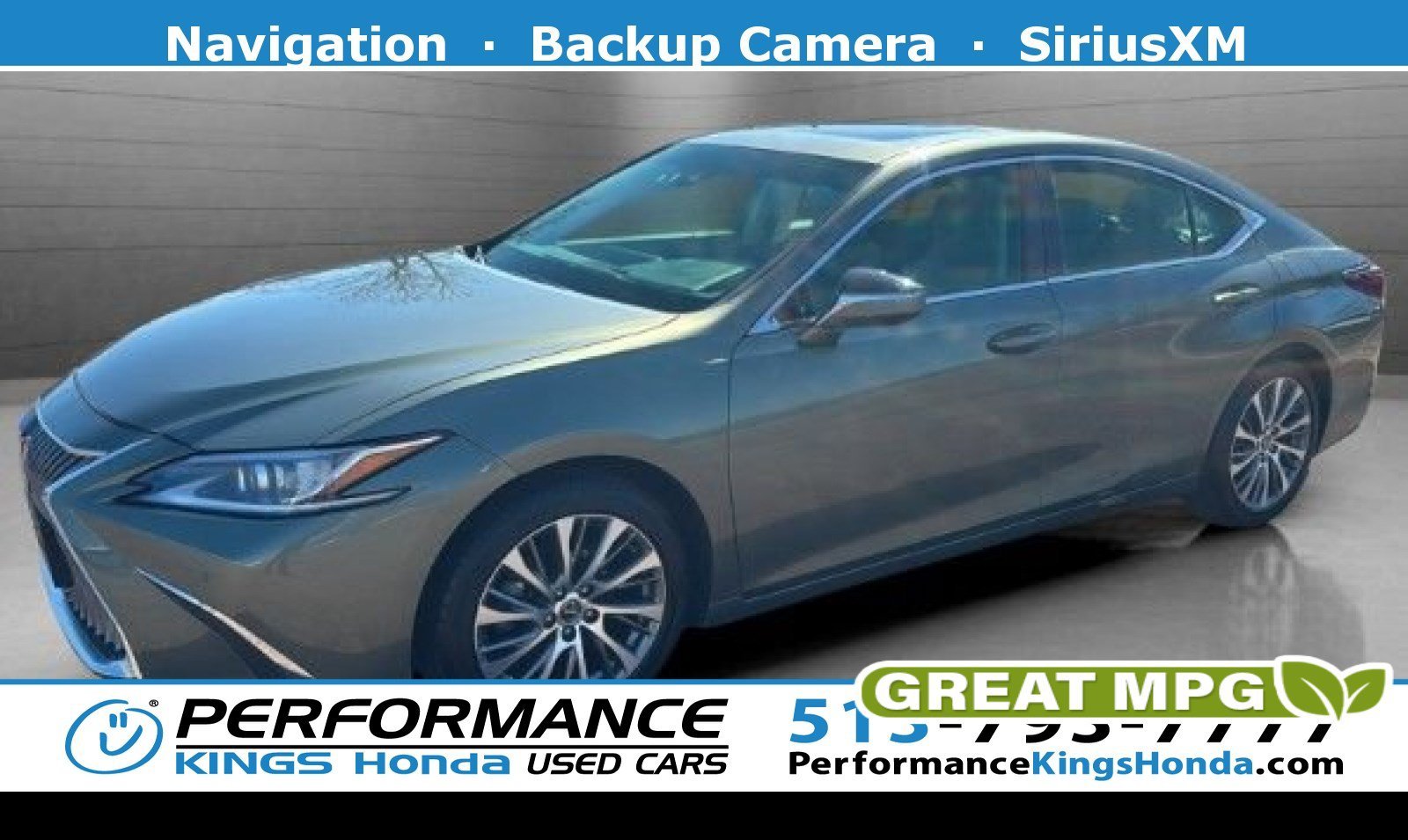Used 2020 Sunlit Green Lexus ES 350 image 1