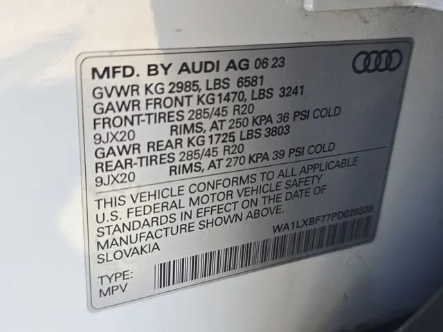 Used 2023 White Audi 55 Premium Plus image 40