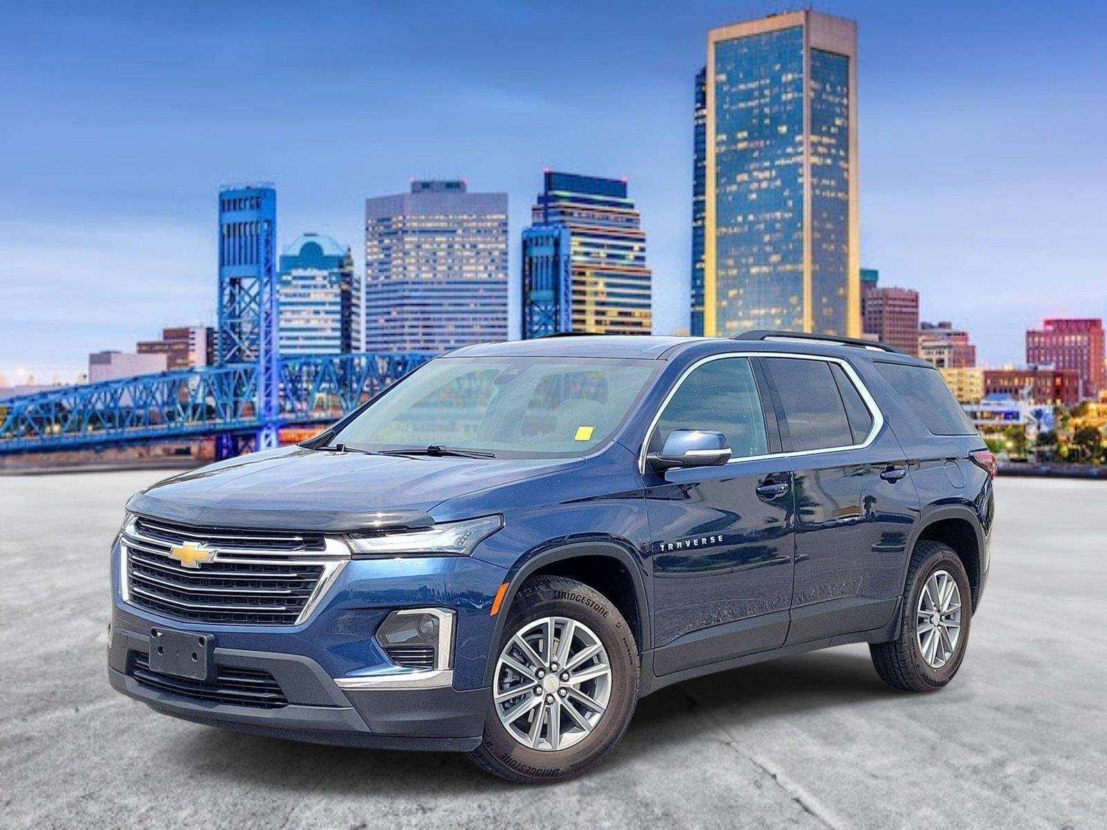 Used 2022 Northsky Blue Metallic Chevrolet LT Cloth image 1