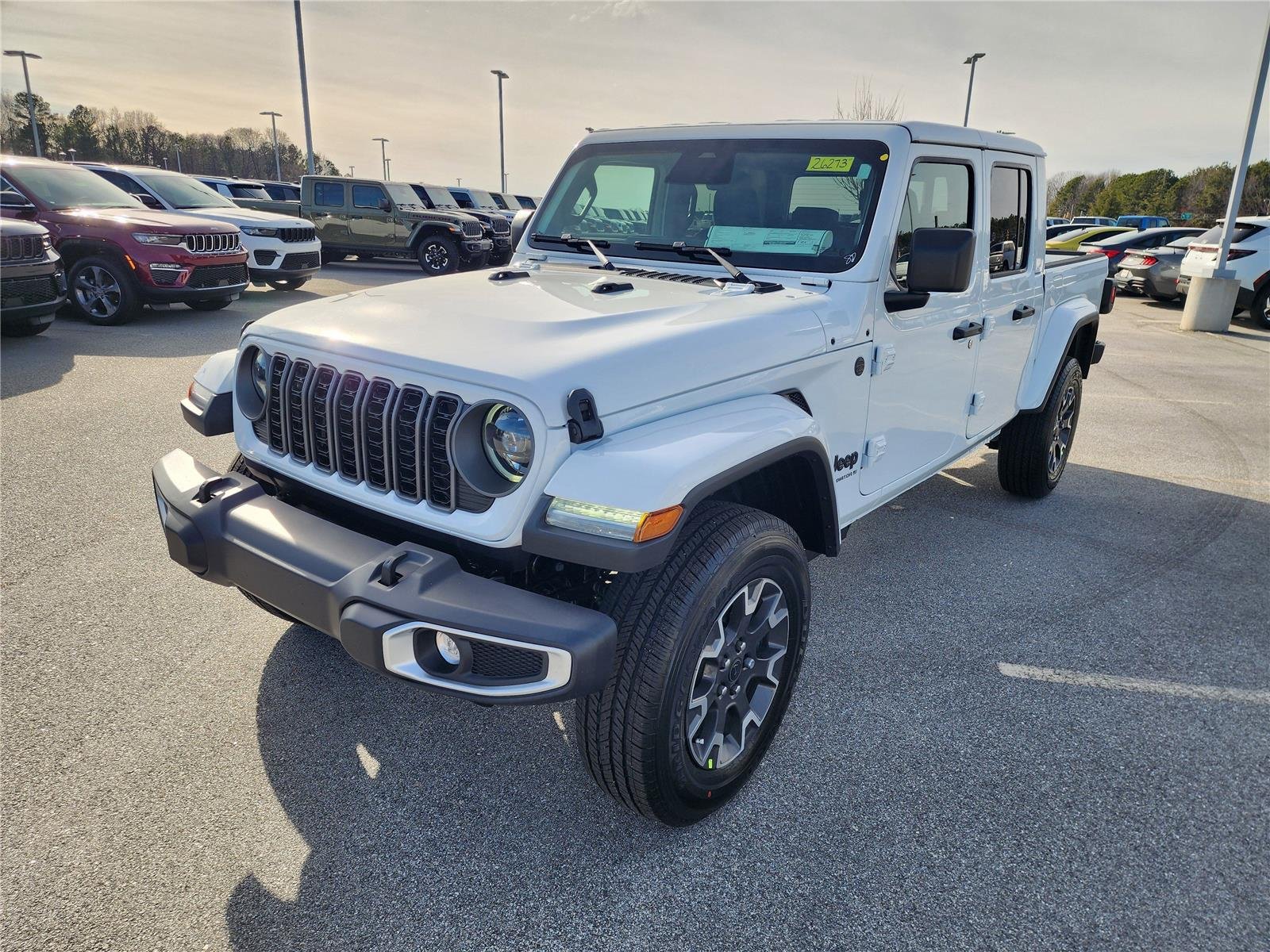New 2026 Bright White Clear-Coat Exterior Paint Jeep Sahara image 3