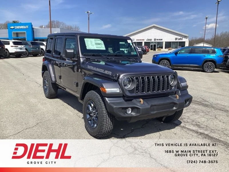 New 2026 Granite Crystal Metallic Clear-Coat Exterior Paint Jeep 85th Anniversary Edition image 1