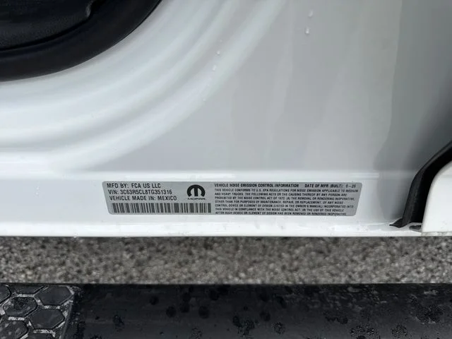 New 2026 Bright White Clear-Coat Exterior Paint RAM Tradesman image 32