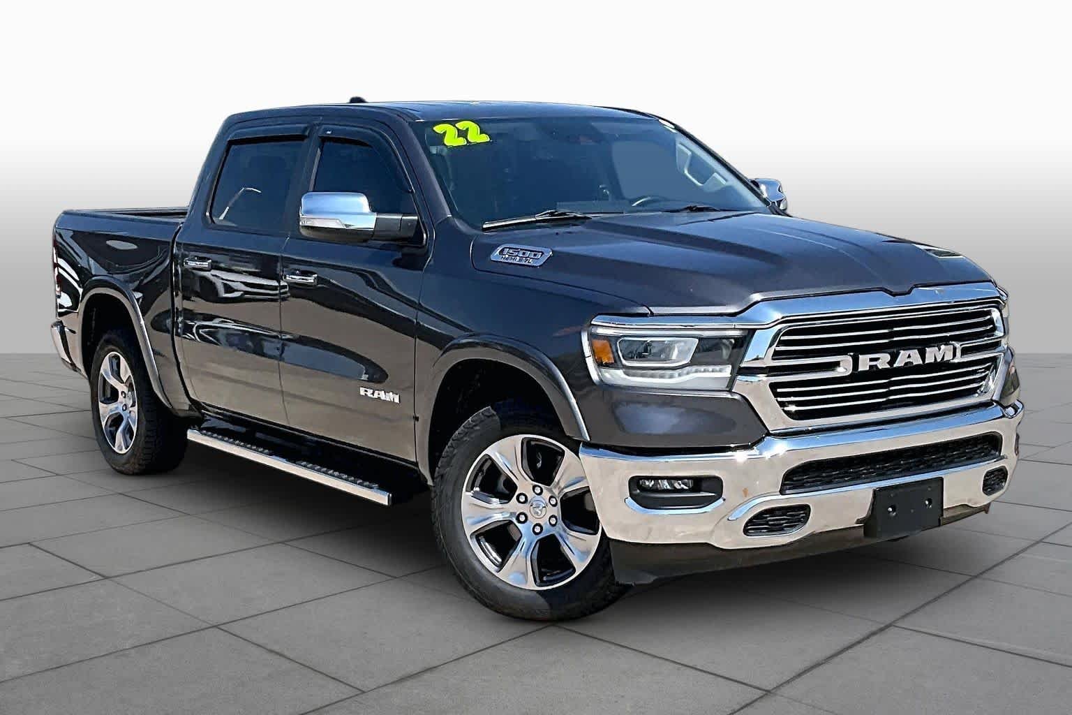 Used 2022 Granite Crystal Metallic Clearcoat Ram Laramie image 3