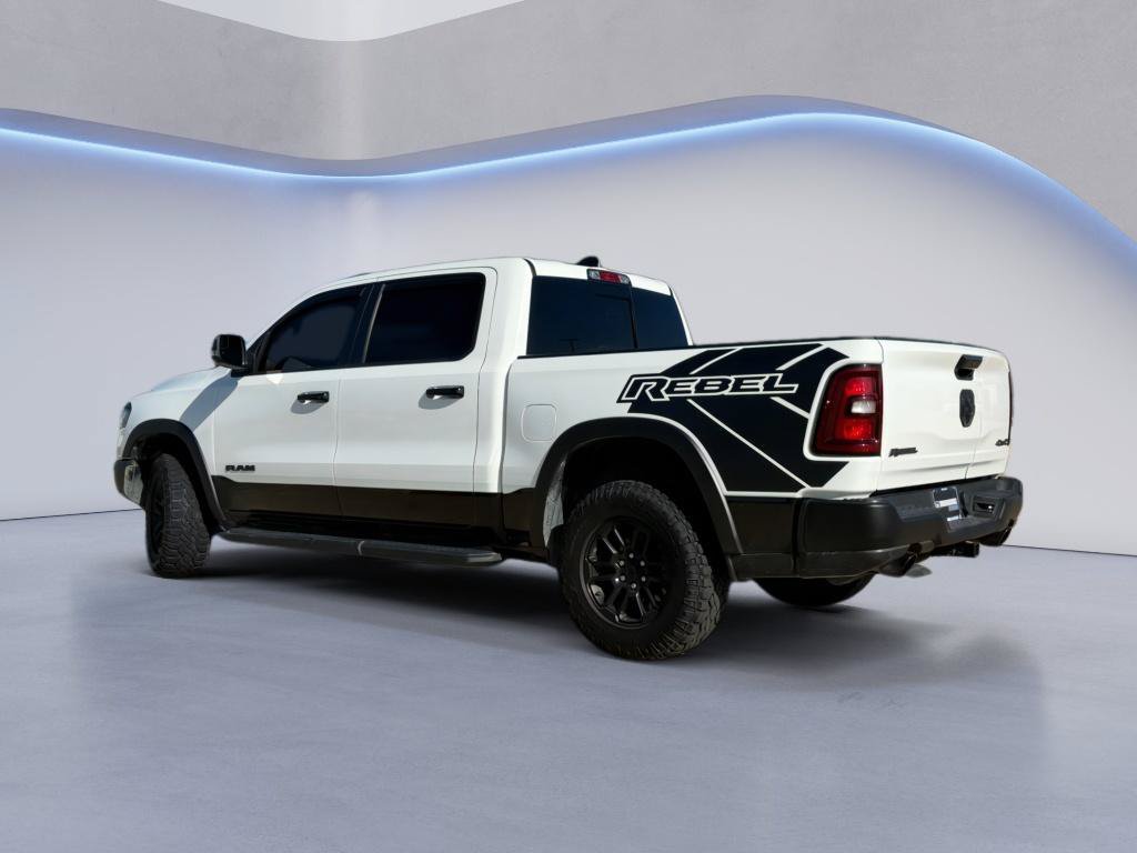 Used 2025 Bright White Clearcoat Ram Rebel image 3
