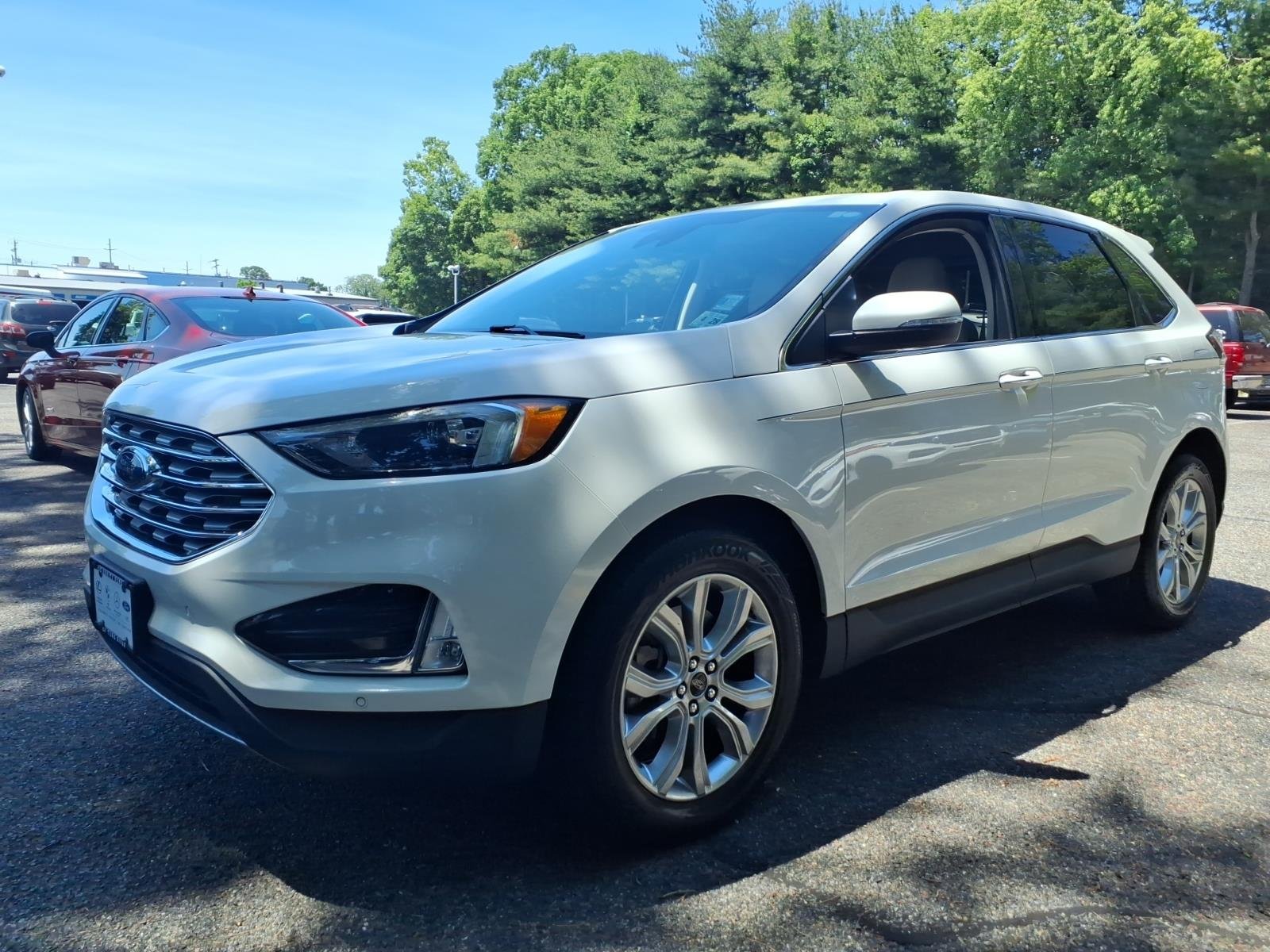 Certified Used 2023 White Ford Titanium image 5