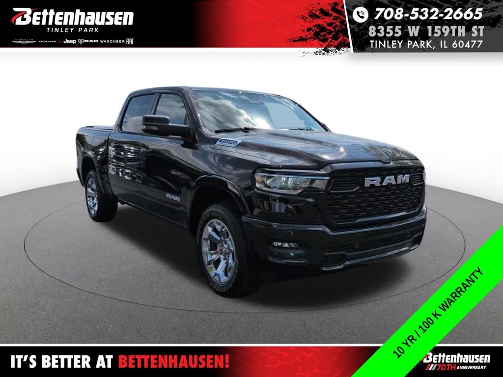 New 2026 Diamond Black Crystal Pearlcoat RAM Big Horn/Lone Star image 2