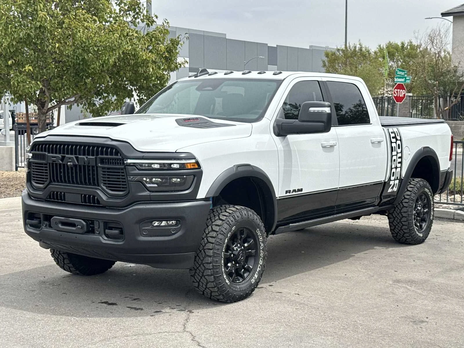 New 2026 Bright White Clear-Coat Exterior Paint RAM Power Wagon image 4
