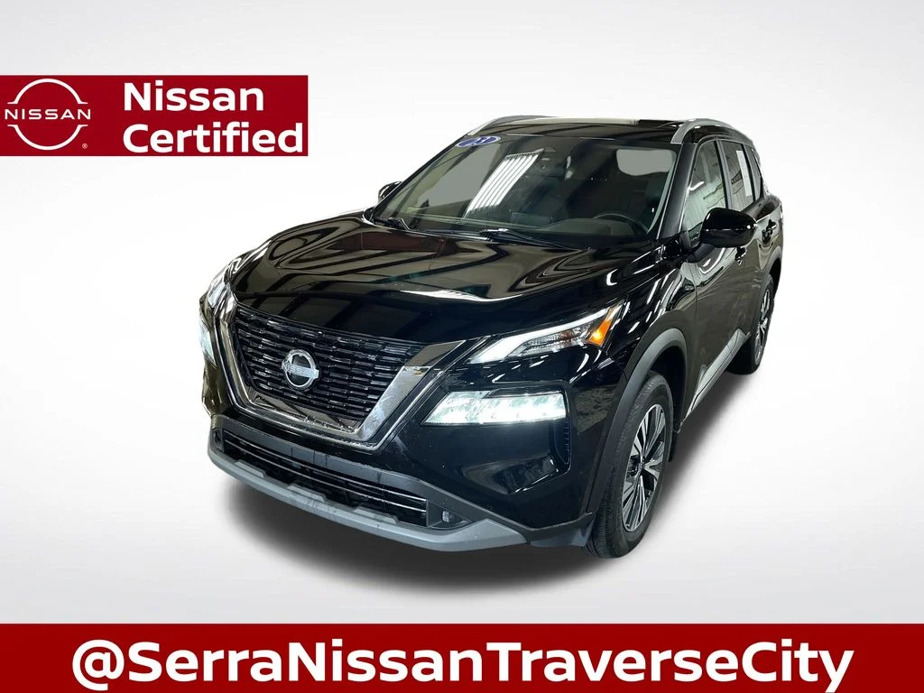 Certified Used 2023 Black Nissan SV image 1