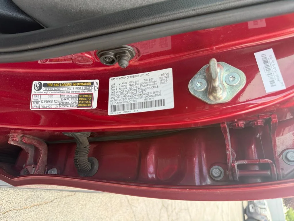 Certified Used 2020 Radiant Red Metallic Honda EX-L image 26
