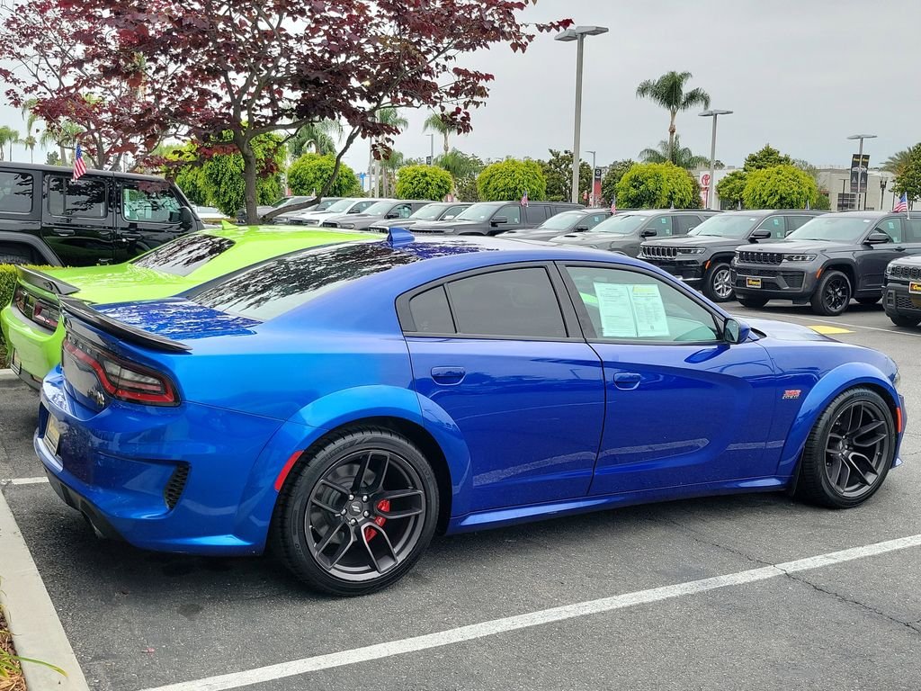 Certified Used 2022 Blue Dodge R/T Scat Pack Widebody image 3