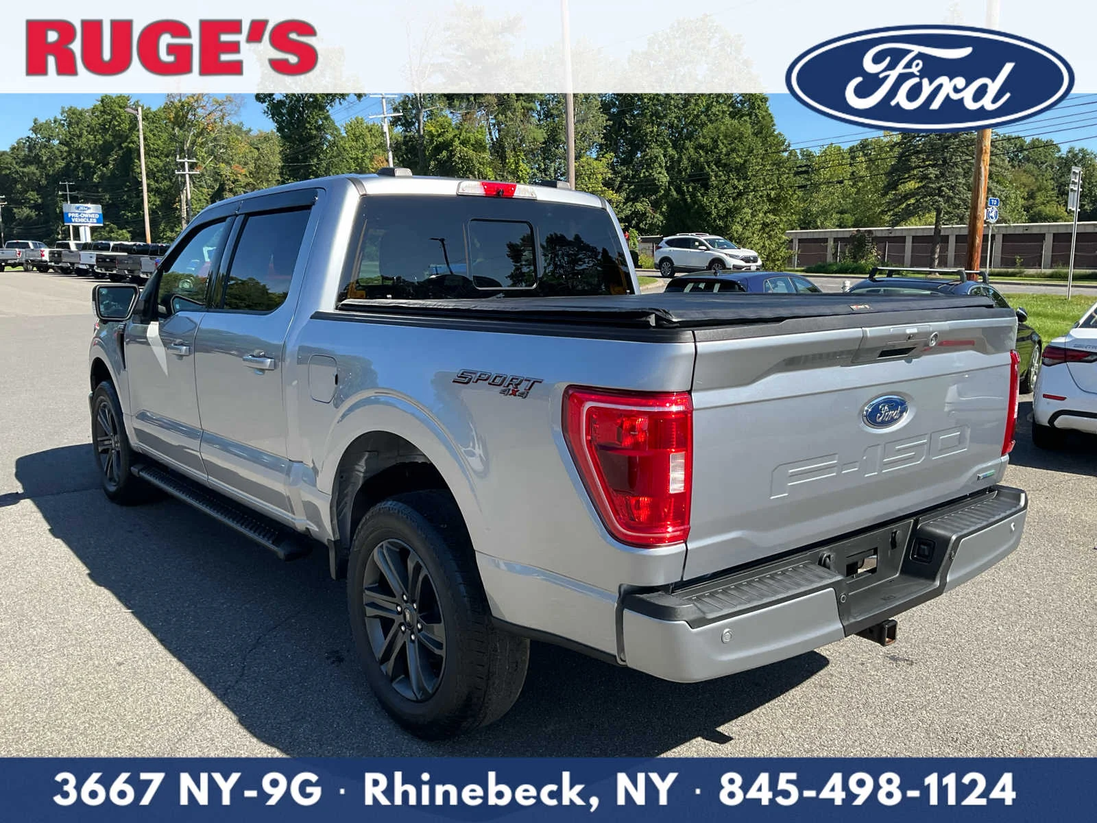 Used 2023 Iconic Silver Ford XLT image 4