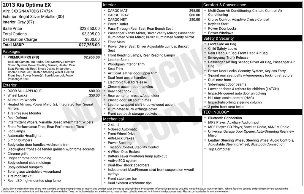 Used 2013 Silver Kia EX image 34