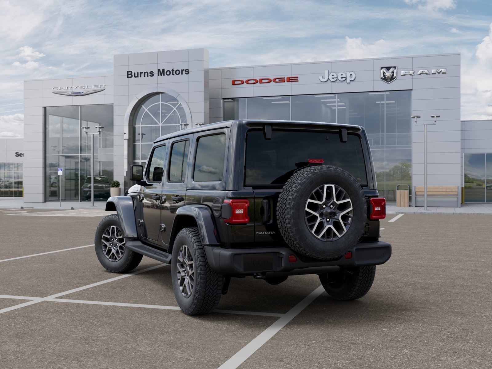 New 2026 Black Clear-Coat Exterior Paint Jeep Sahara 4-Door image 29