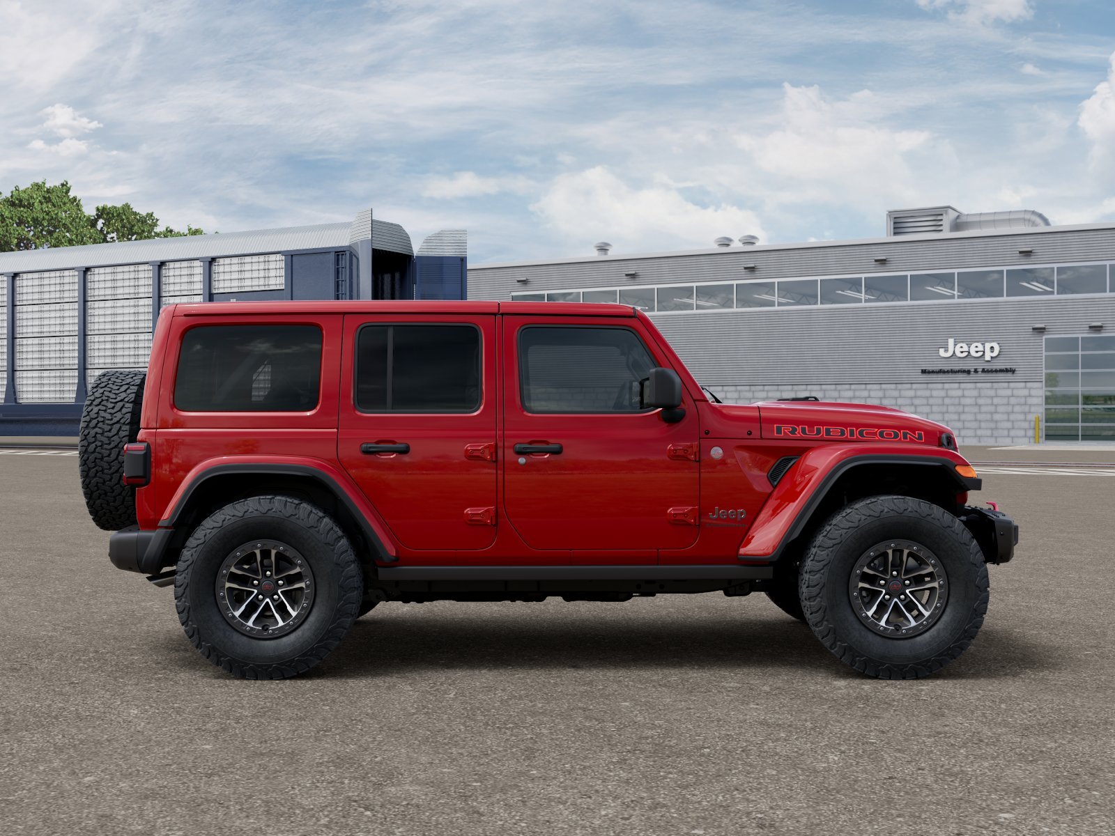 New 2027 Firecracker Red Clear-Coat Paint Jeep Rubicon X image 12