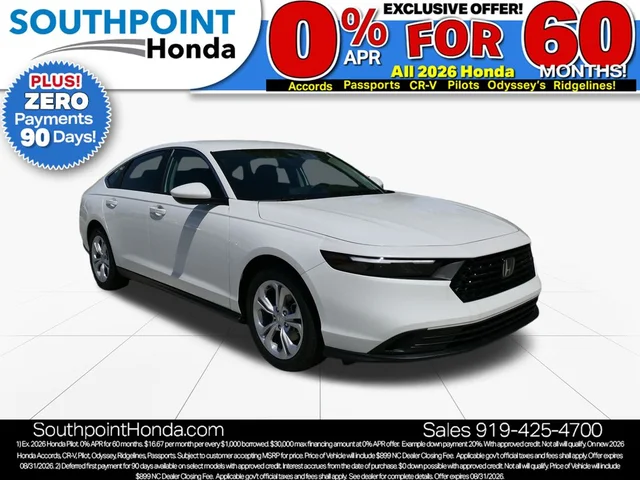 2026 Honda Accord LX