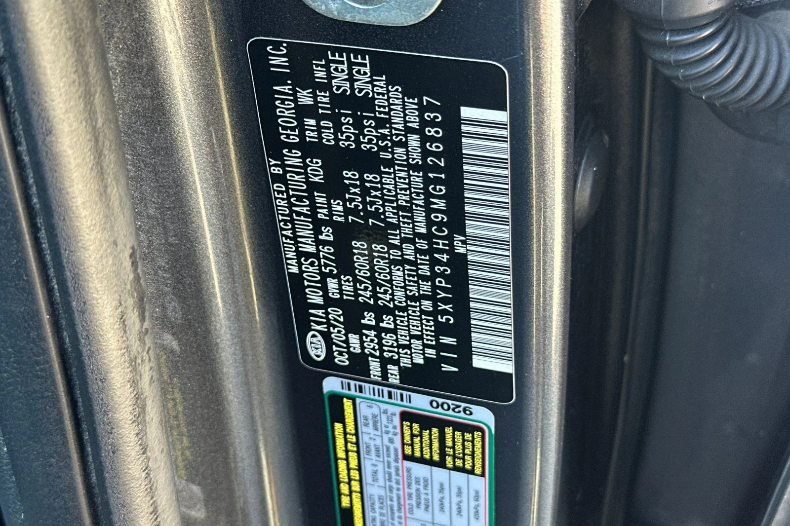 Used 2021 Gray Kia EX image 31