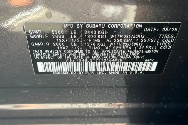 New 2026 MAGNETITE GRAY METALLIC Subaru Touring Hybrid image 24
