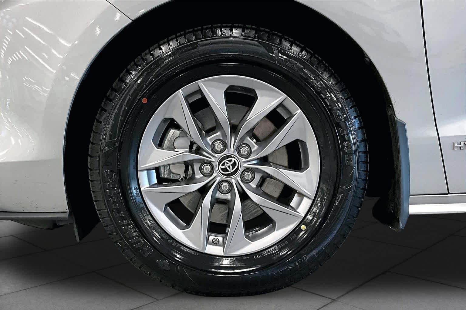 Used 2021 Celestial Silver Metallic Toyota LE image 10
