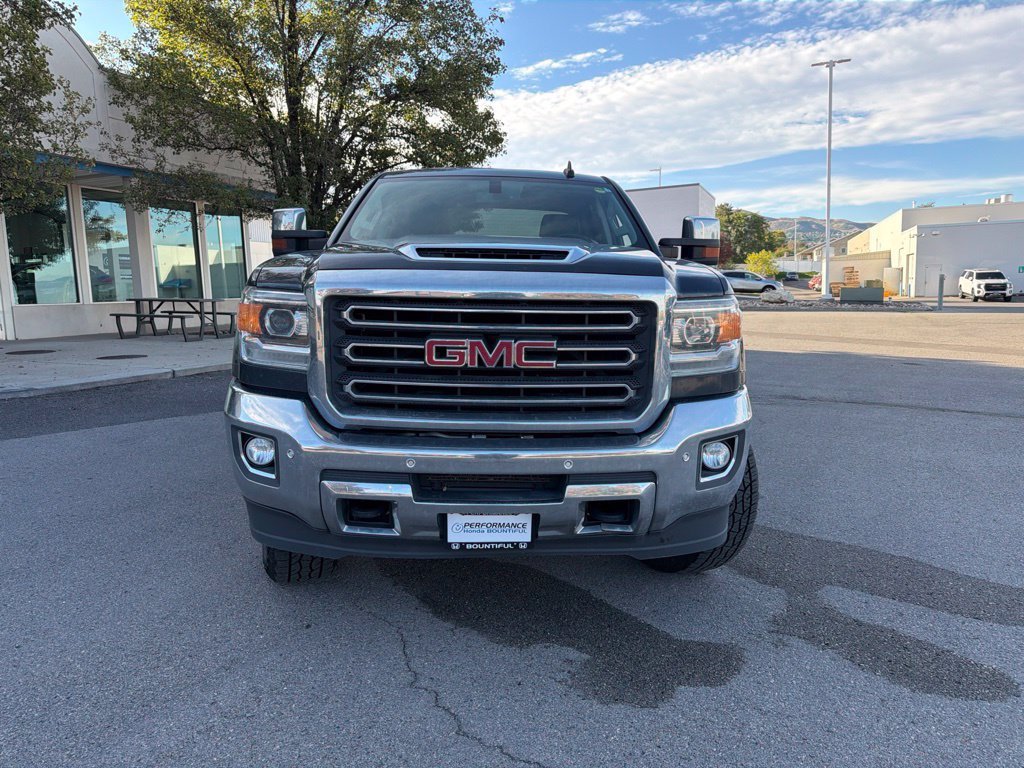 Used 2017 Dark Slate Metallic GMC SLT image 2
