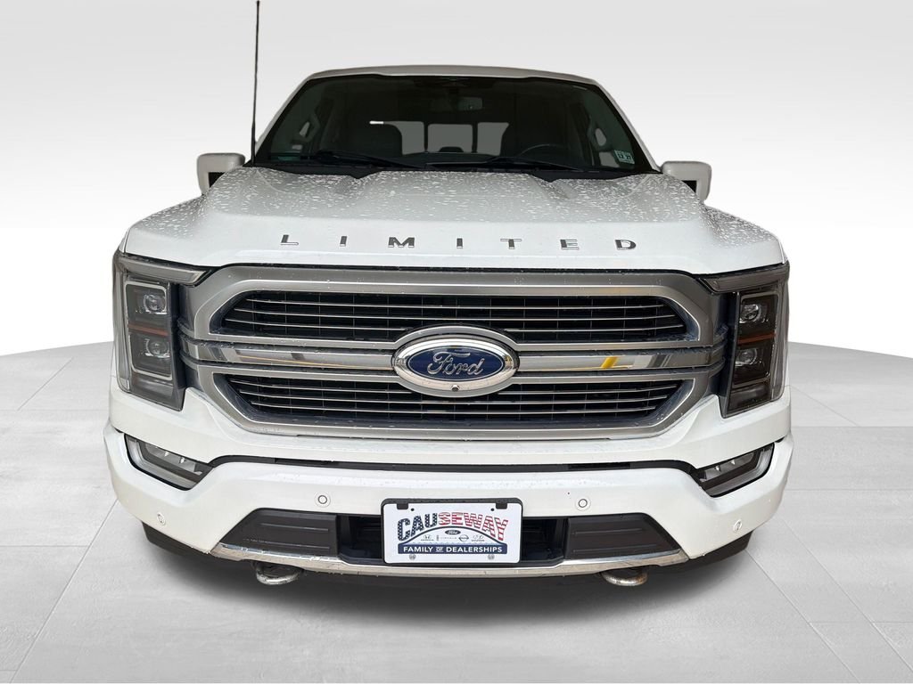 Used 2023 White Metallic Ford Limited image 3