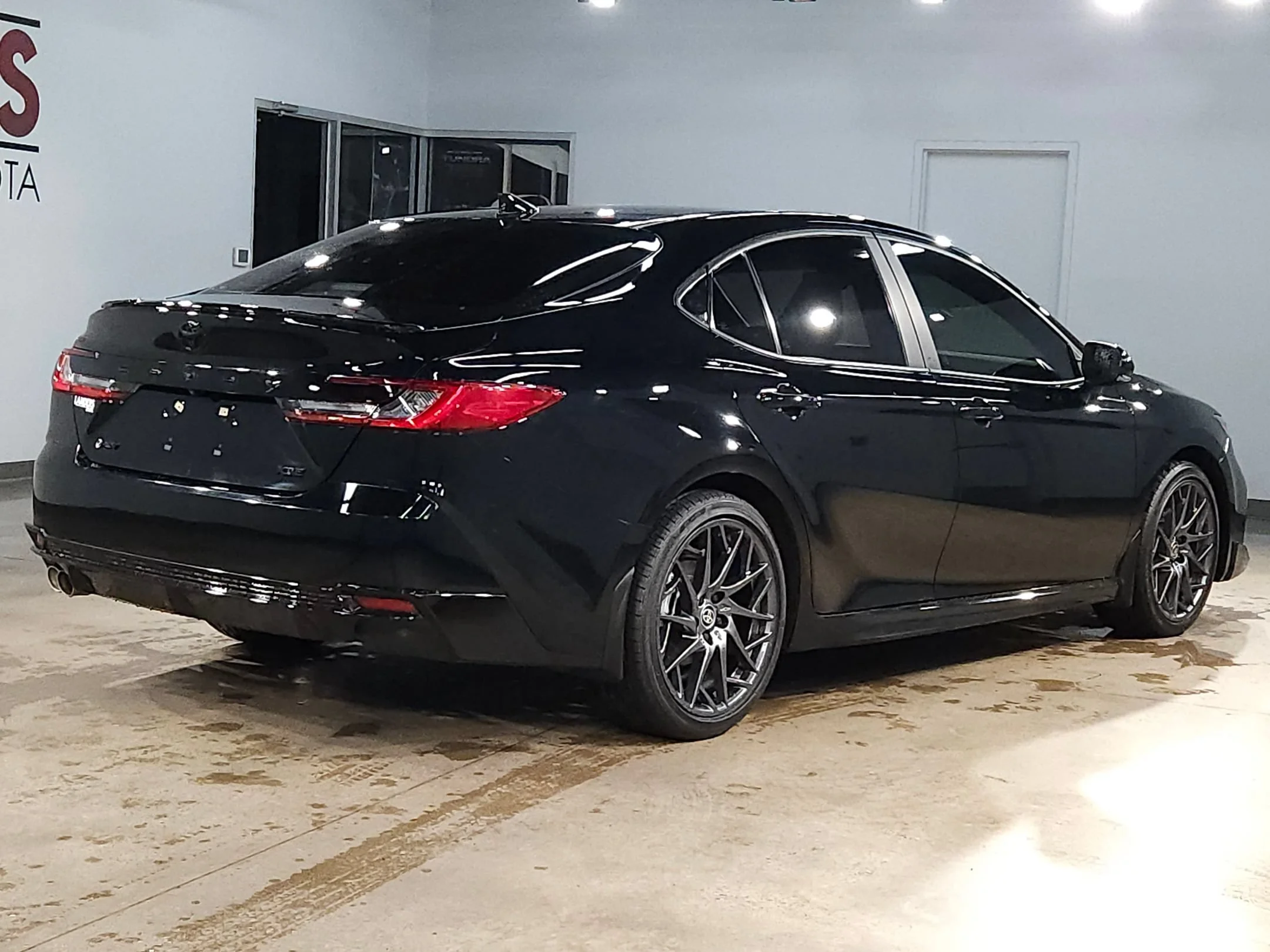 Used 2025 MIDNIGHT BLACK Toyota SE image 7