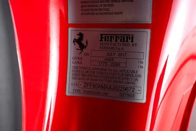 Certified Used 2018 Rosso Corsa Ferrari  image 68