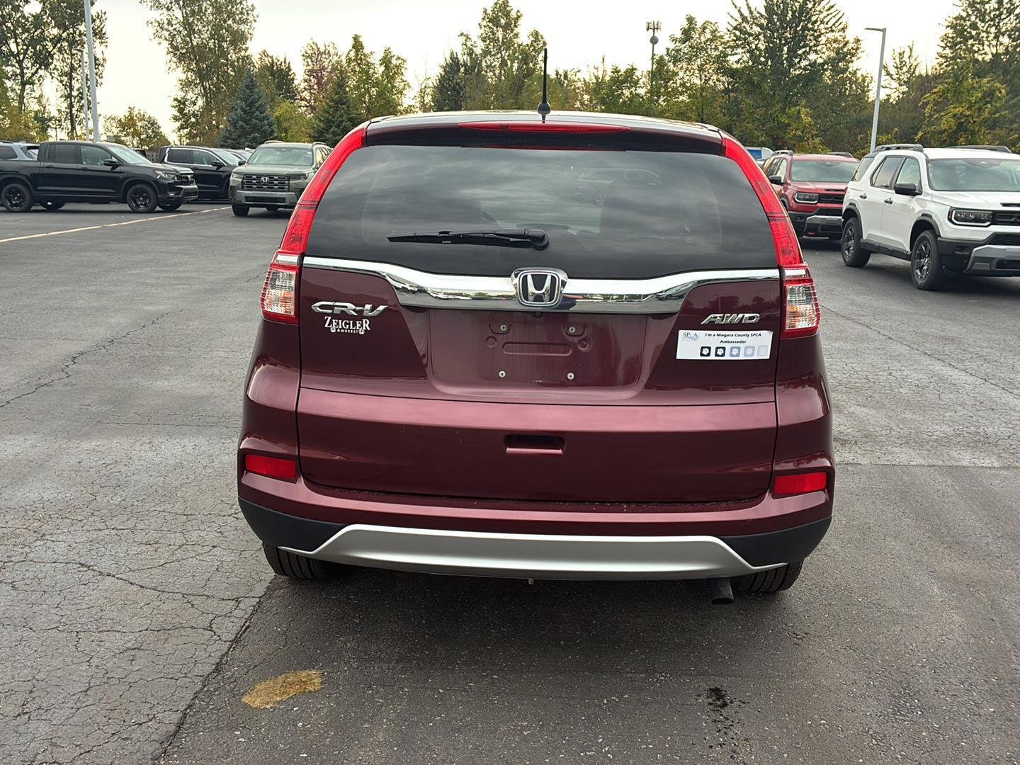 Used 2016 Basque Red Pearl II Honda EX image 23