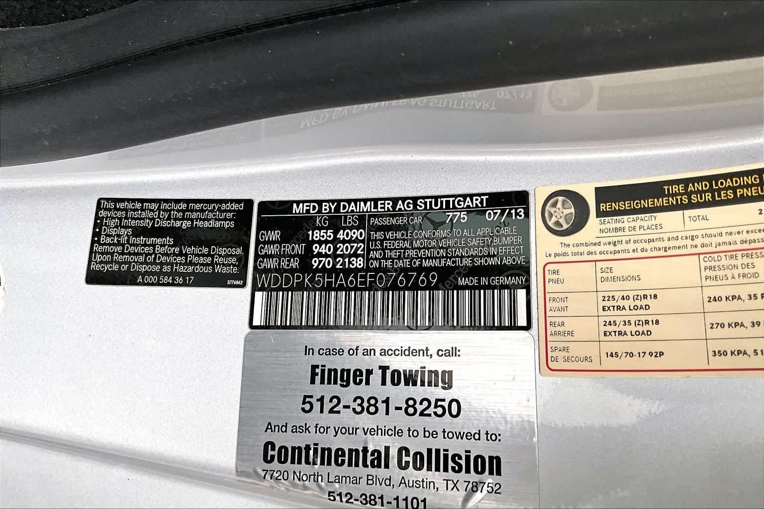 Used 2014 Iridium Silver Metallic Mercedes-Benz SLK 350 image 35