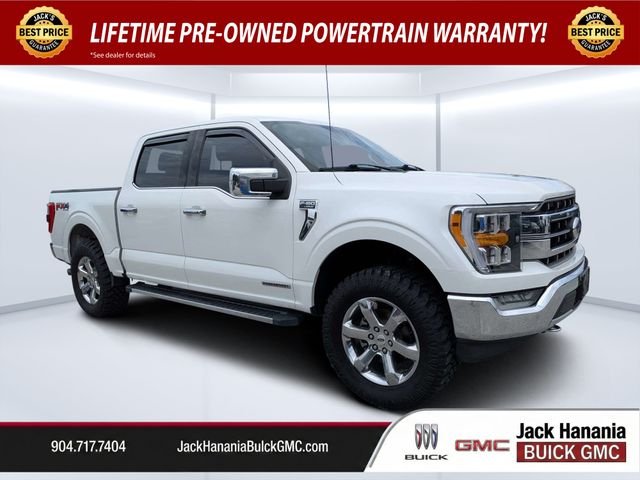 Used 2021 White Ford Lariat image 1