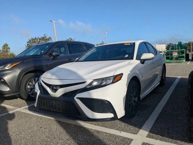 Certified Used 2024 White Toyota SE image 2