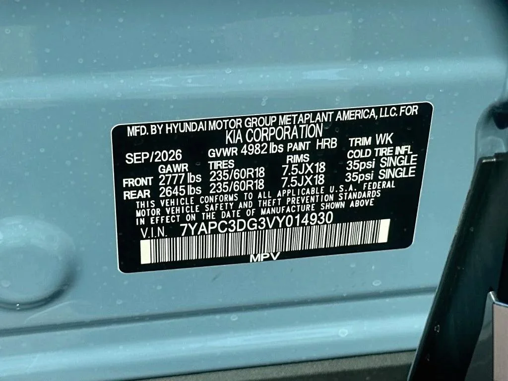 New 2027 Heritage Blue Kia EX image 30