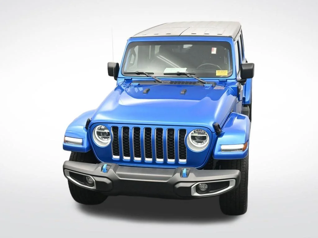 Used 2022 Blue Jeep Unlimited Sahara 4xe image 21