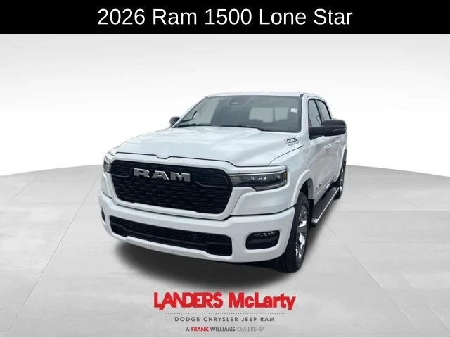 New 2026 Bright White Clear-Coat Exterior Paint RAM Big Horn/Lone Star image 2
