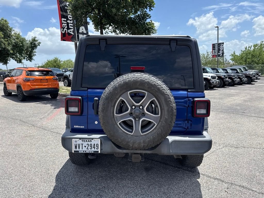 Used 2018 Blue Jeep Unlimited Sport S image 36
