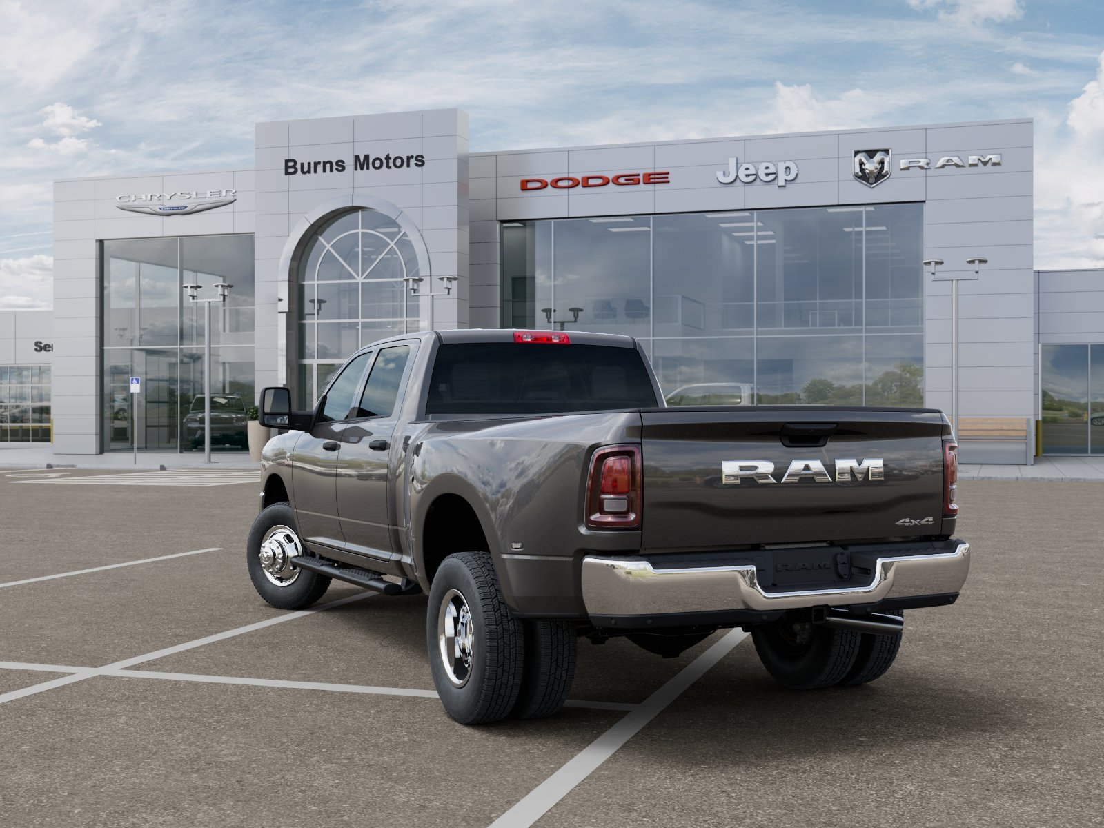 New 2026 Granite Crystal Metallic Clear-Coat Exterior Paint RAM Tradesman Dually image 3