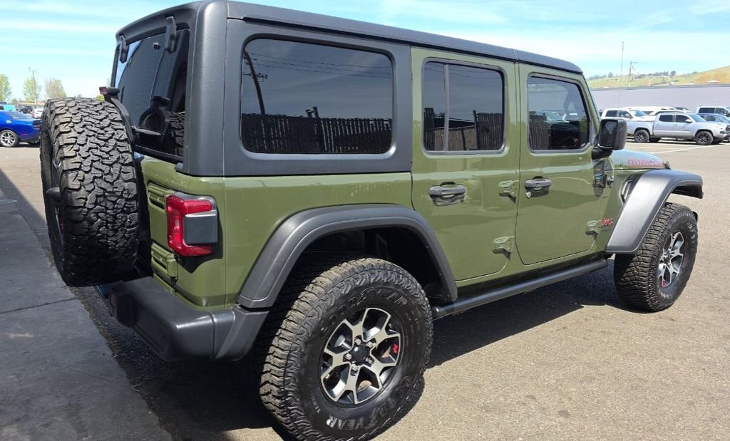 Used 2020 Green Jeep Unlimited Rubicon image 4