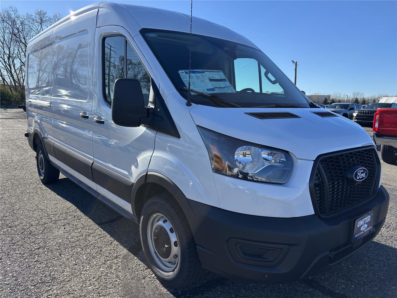 New 2026 Oxford White Ford Cargo Van image 2