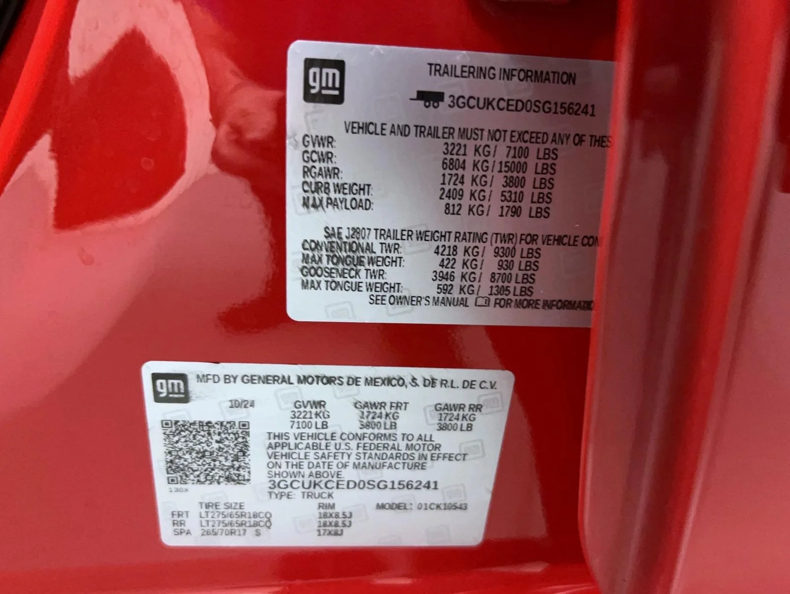 Used 2025 Red Chevrolet Custom Trail Boss image 25