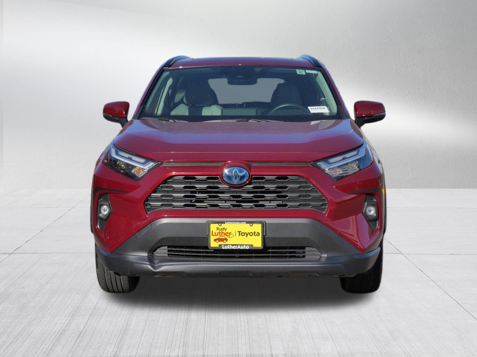 Certified Used 2022 Ruby Flare Pearl Toyota Hybrid XLE Premium image 2