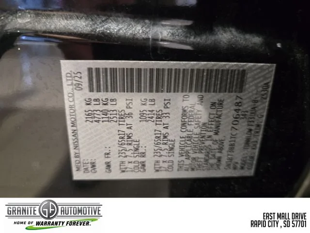 Used 2026 Black Nissan SV image 29