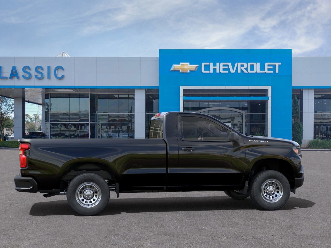 2025 Chevrolet Silverado 1500 WT Black at Classic Elite Chevrolet Hwy 6