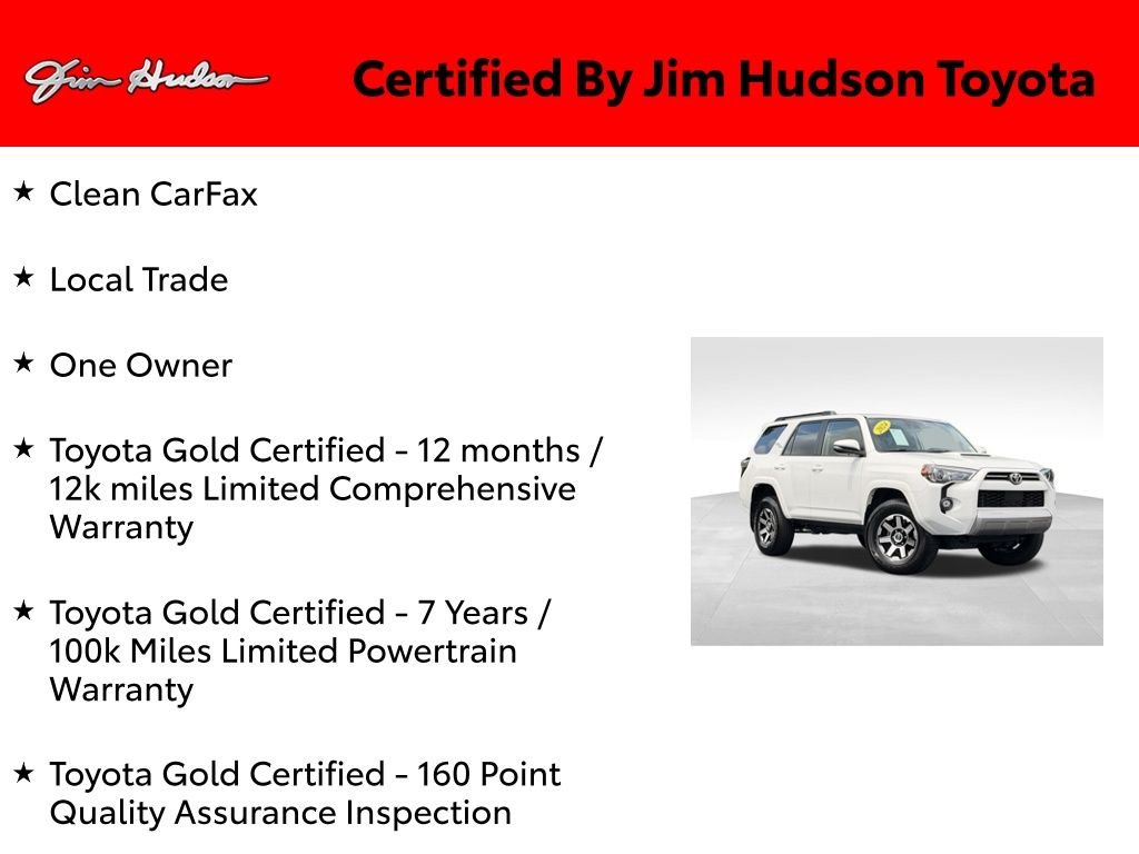 Certified Used 2024 White Toyota TRD Off-Road Premium image 3