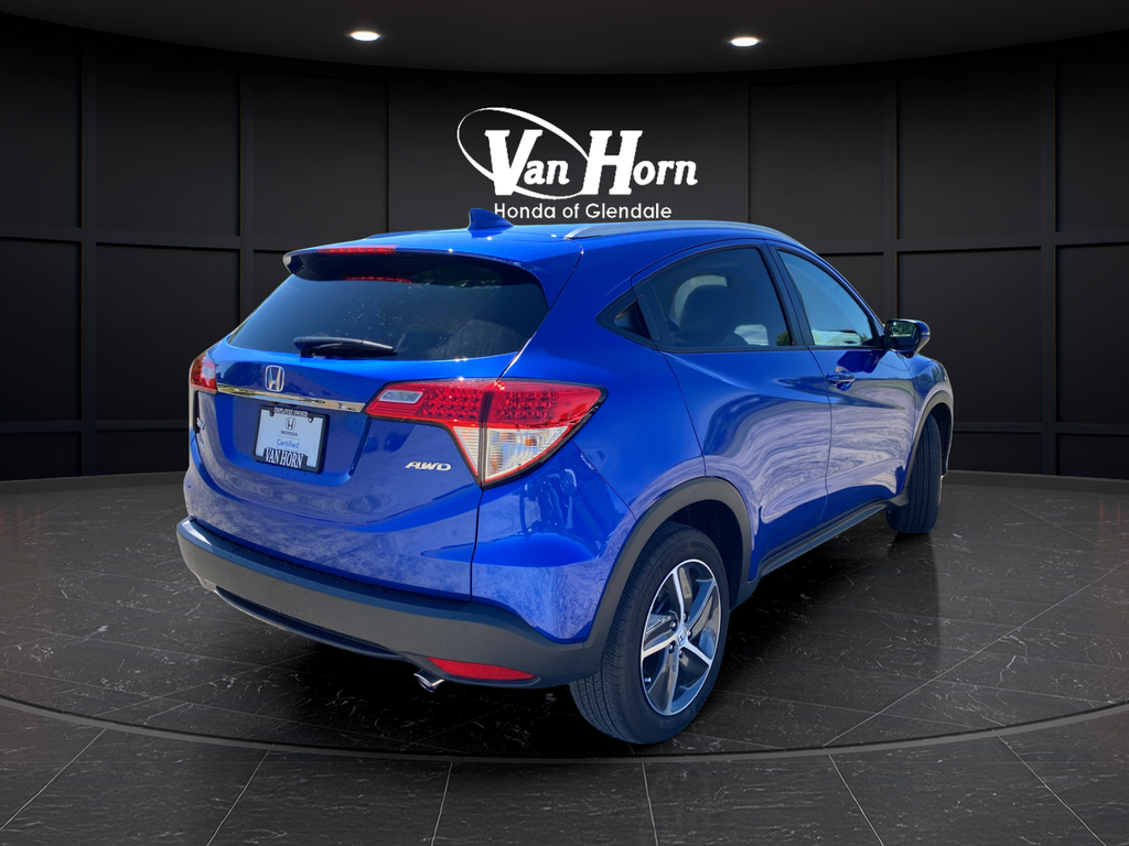 Certified Used 2022 Aegean Blue Metallic Honda EX image 7