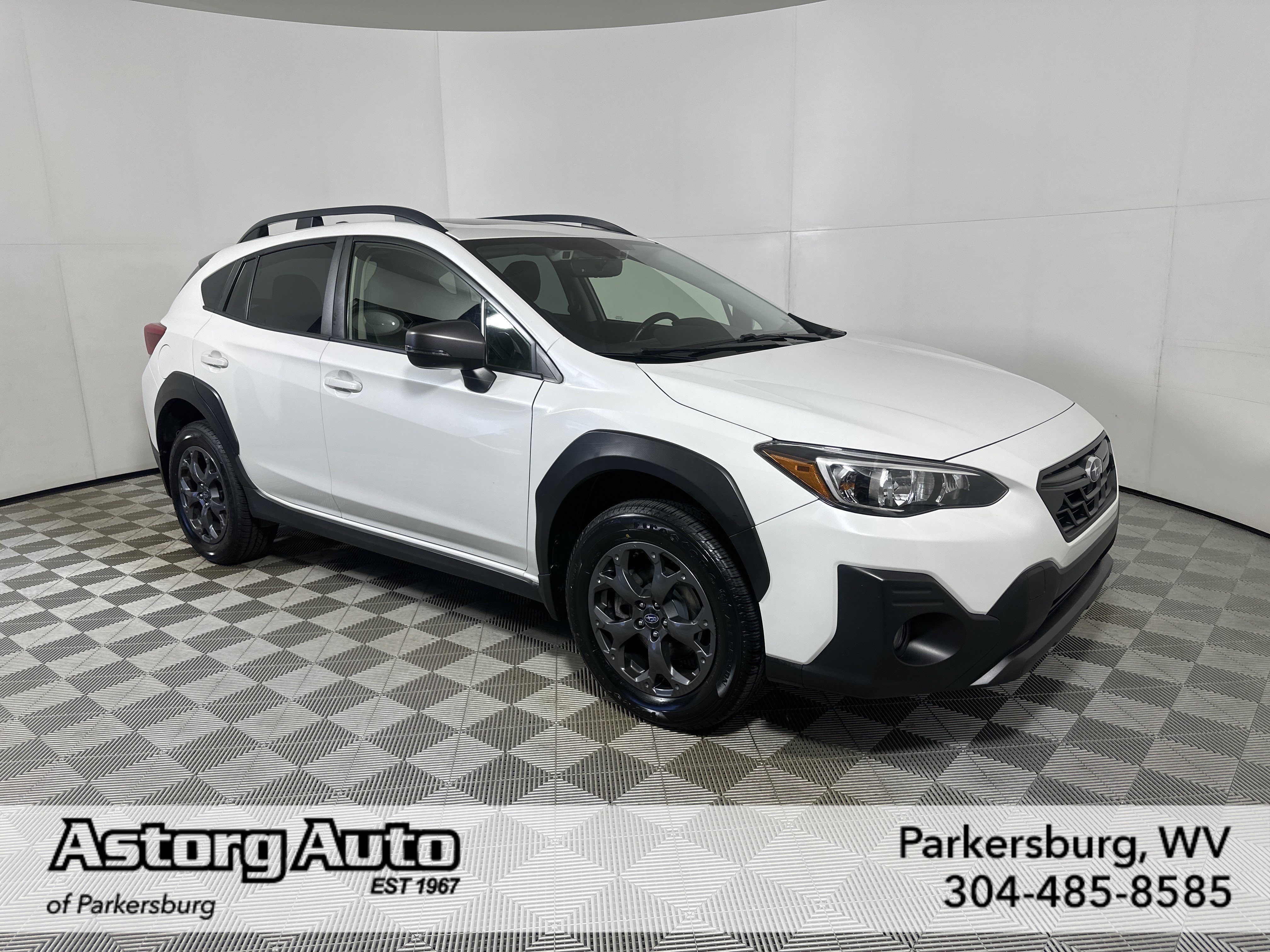 Used 2023 Crystal White Pearl Subaru Sport image 1