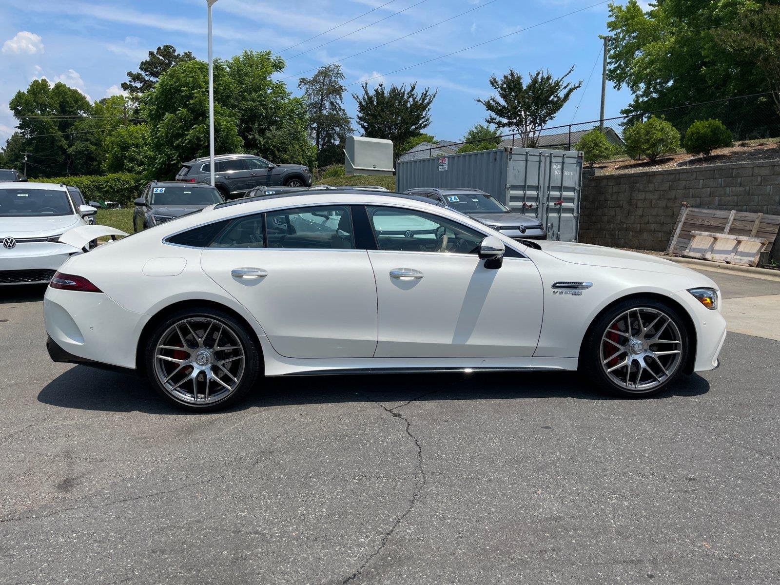 Used 2021 designo Diamond White Metallic Mercedes-Benz AMG® GT 63 image 6
