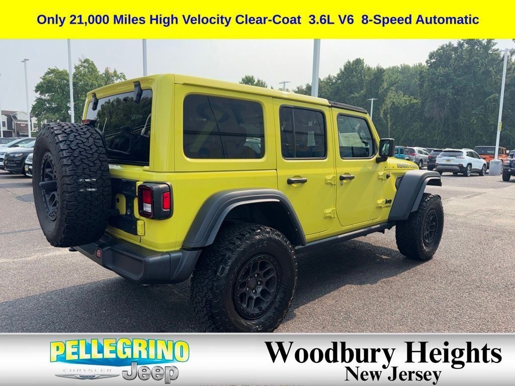 Certified Used 2022 Yellow Jeep Unlimited High Tide image 5